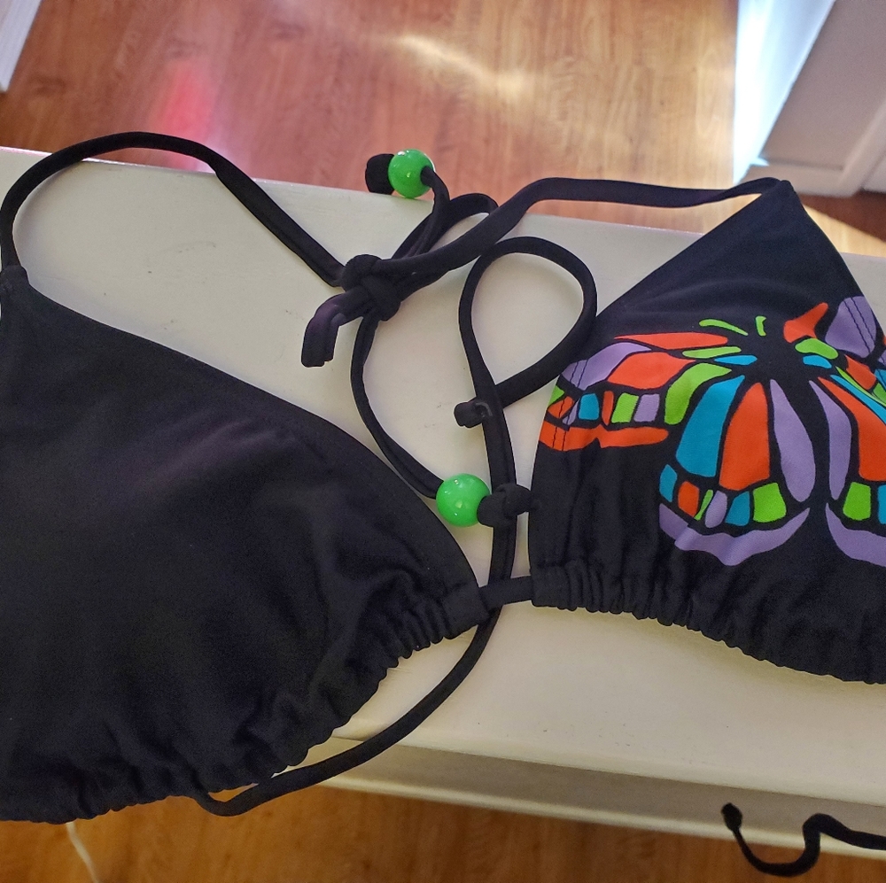 Old Navy butterfly bikini top Medium